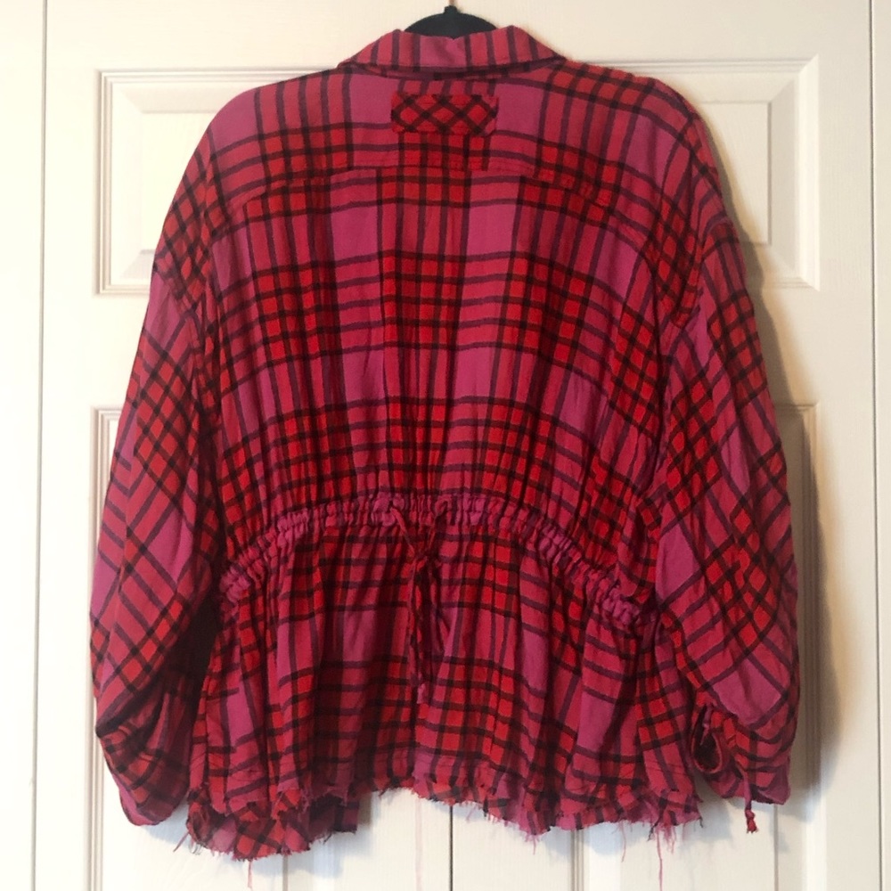 Free People Pacific Dawn Plaid Shirt - Picture 5 of 6